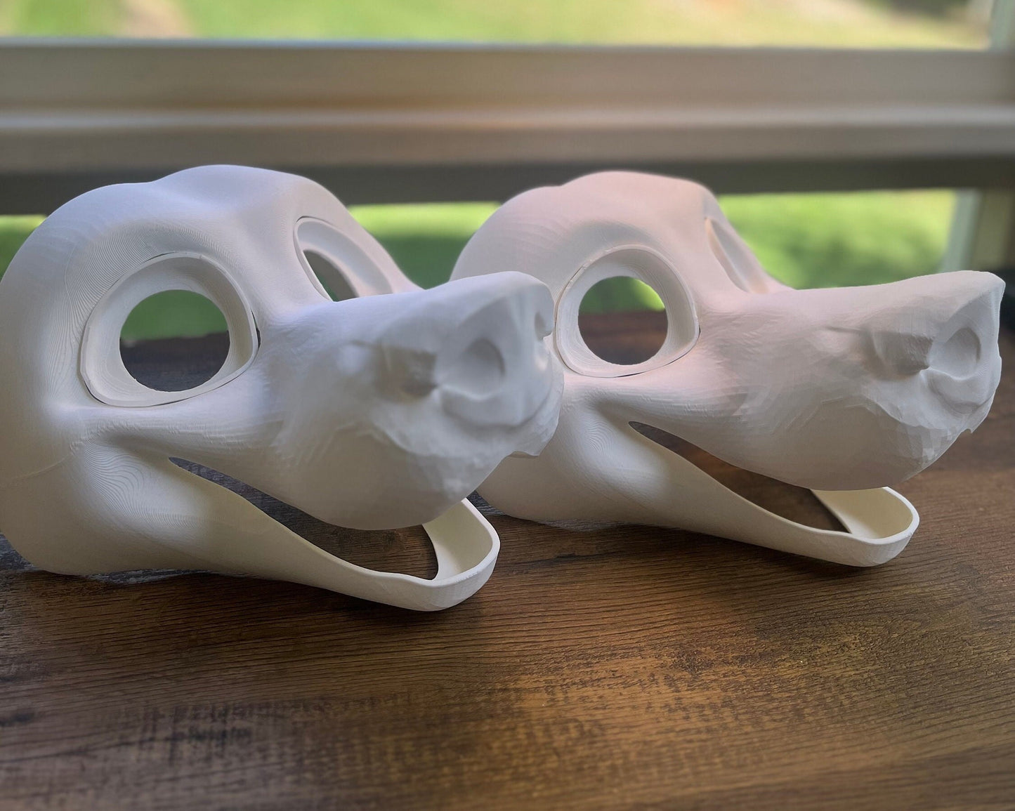 Toony Canine Dog Head + Eyeblanks