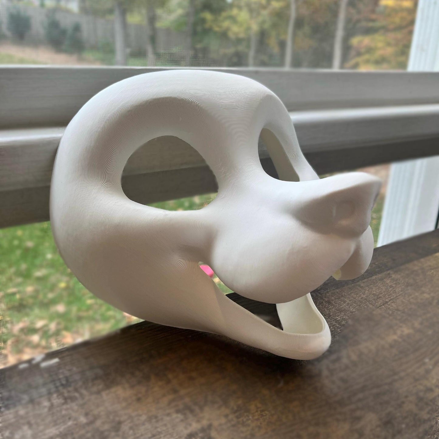 Toony Fox Fursuit Head Base + Eyeblanks