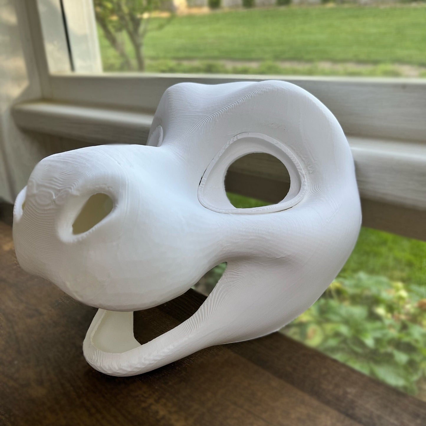 Toony Dutchie Dragon Fursuit Head Base + Eyeblanks