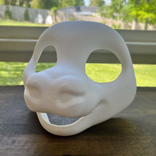 Toony Cow Fursuit Head Base + Eyeblanks
