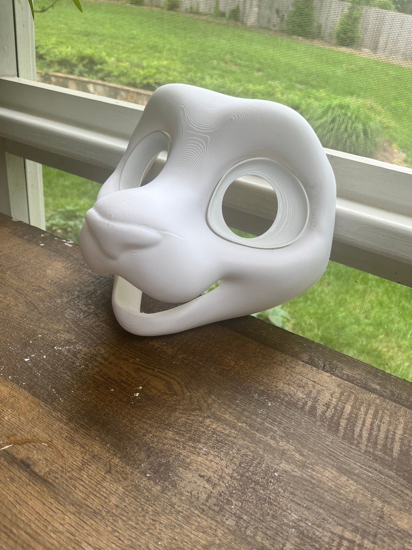 Toony Feline, Feline Cat Fursuit Head Base + Eyeblanks