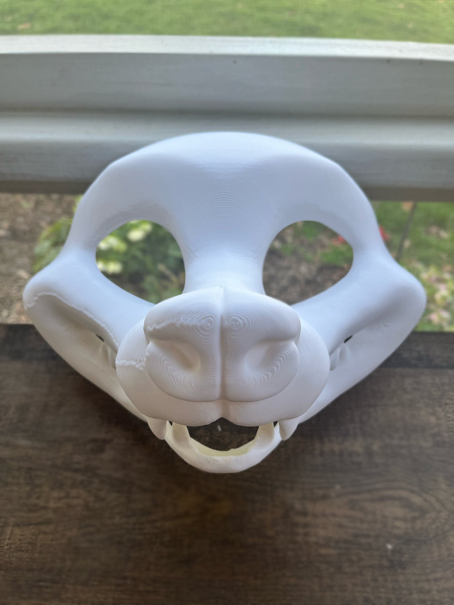 Toony Raccoon Fursuit Head Base + Eyeblanks