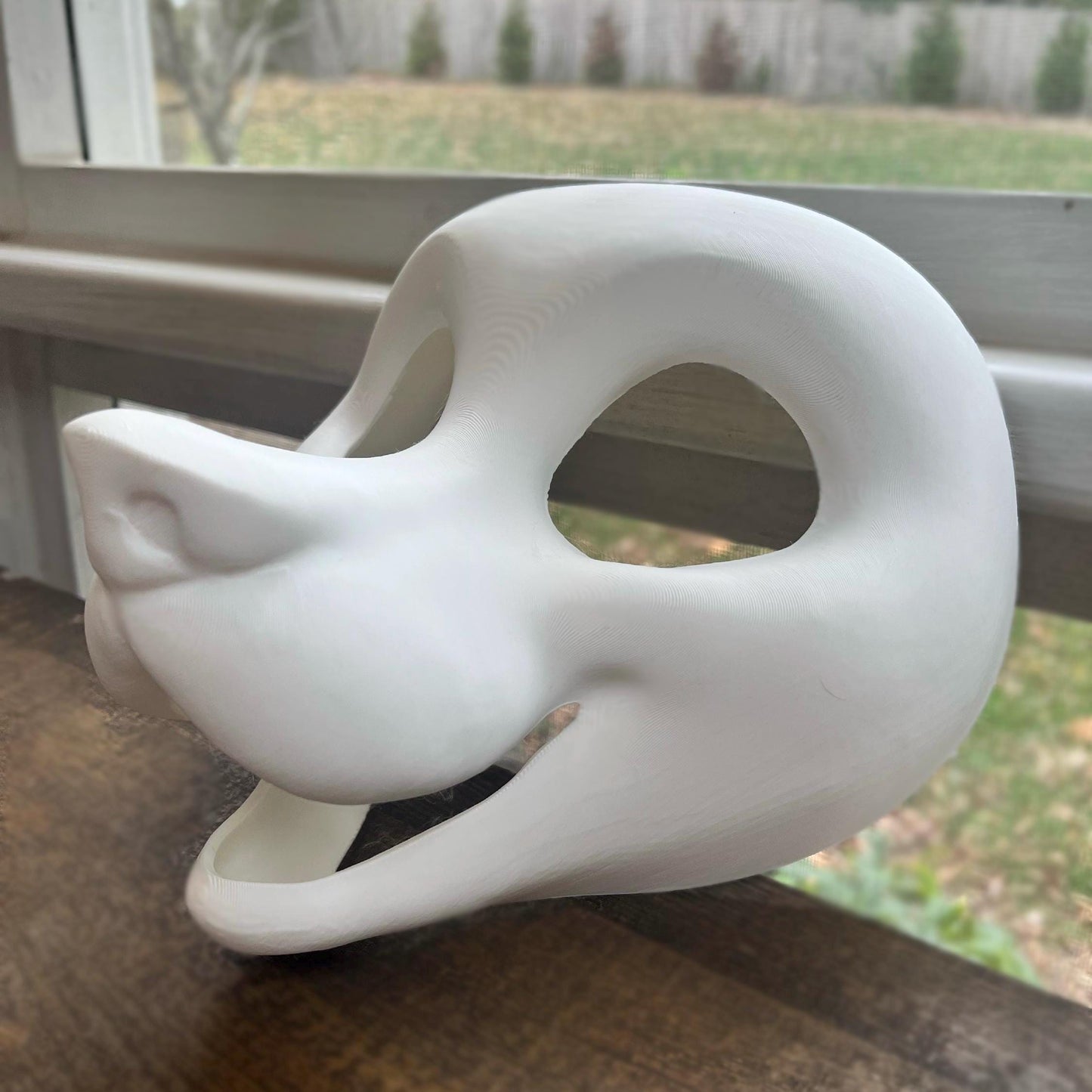 Toony Fox Fursuit Head Base + Eyeblanks