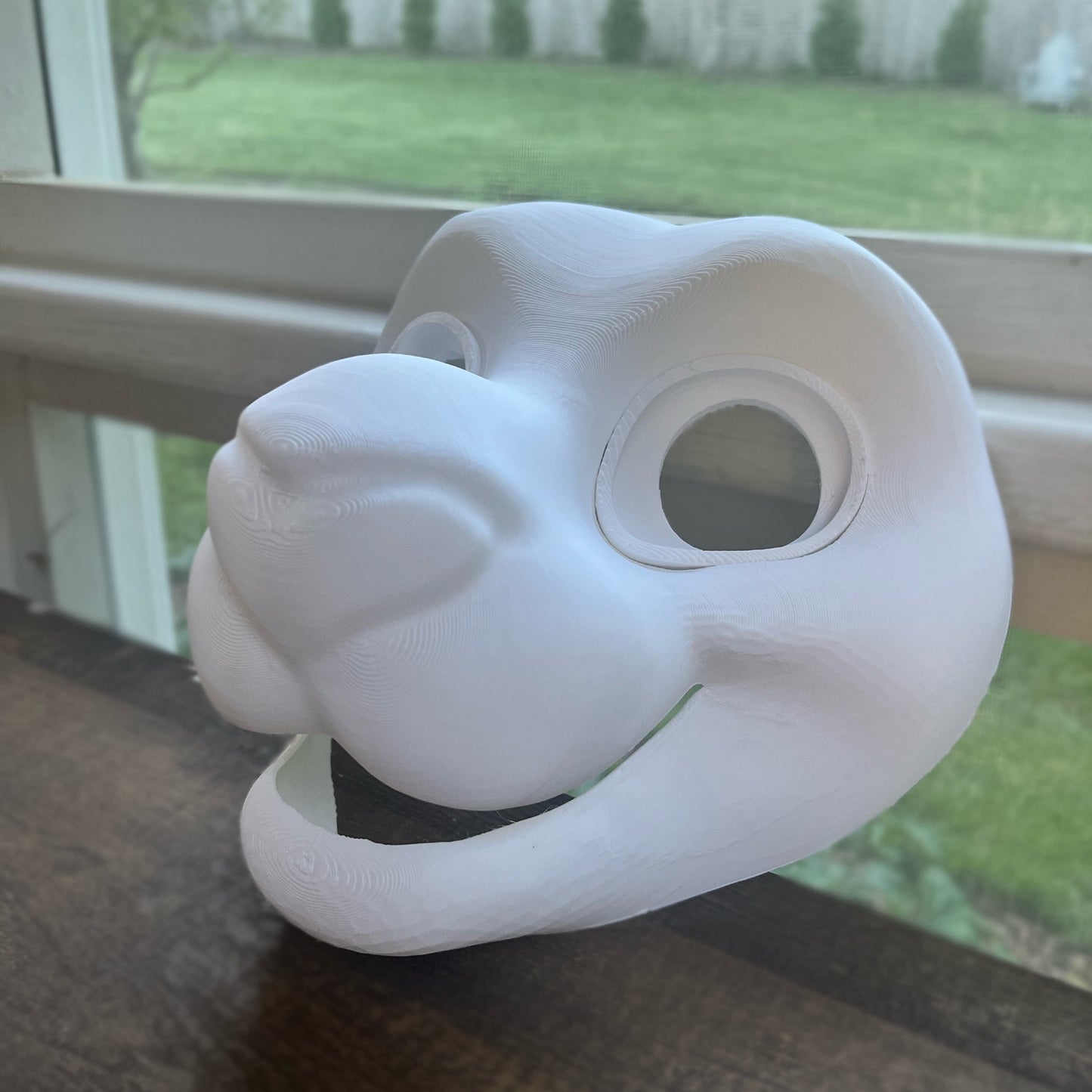 Toony Big Cat Feline Fursuit Head Base + Eyeblanks