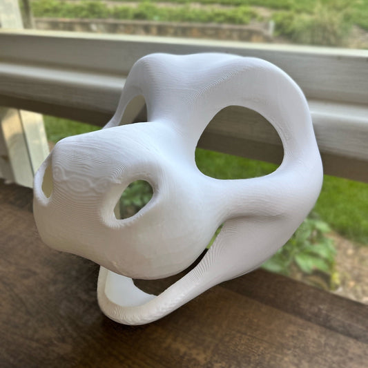 Toony Dutchie Dragon Fursuit Head Base + Eyeblanks