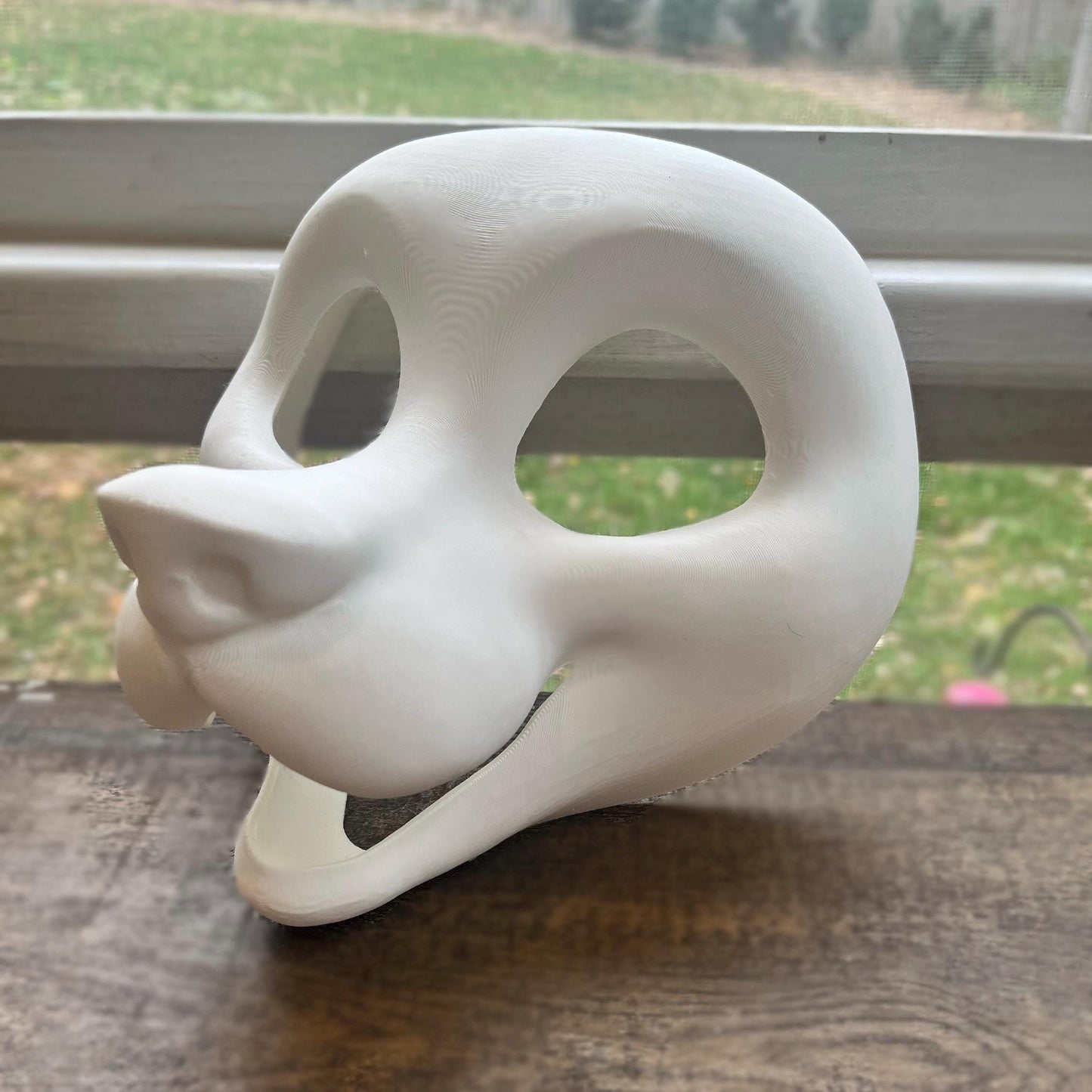 Toony Fox Fursuit Head Base + Eyeblanks