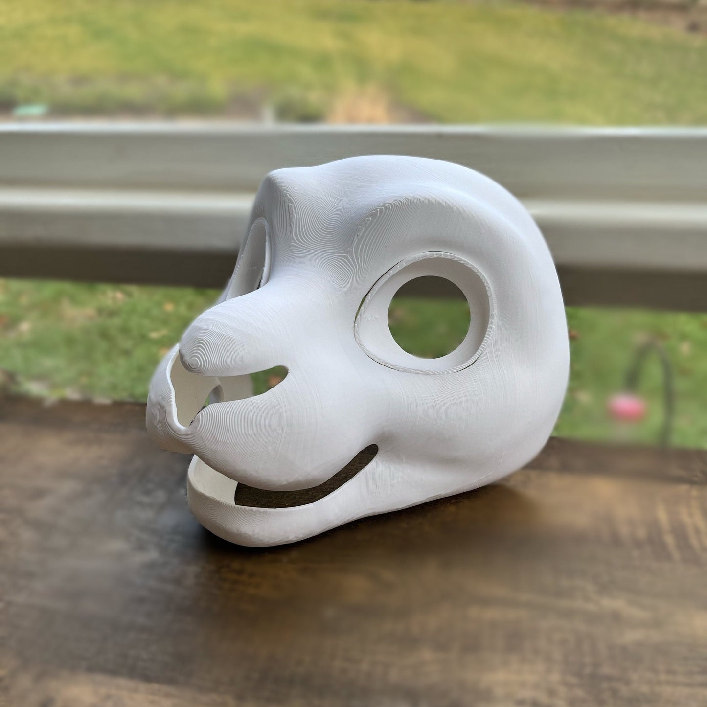 Bunny Fursuit Head Base + Eyeblanks