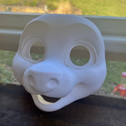 Kemono Puppy Fursuit Head Base + Eyeblanks