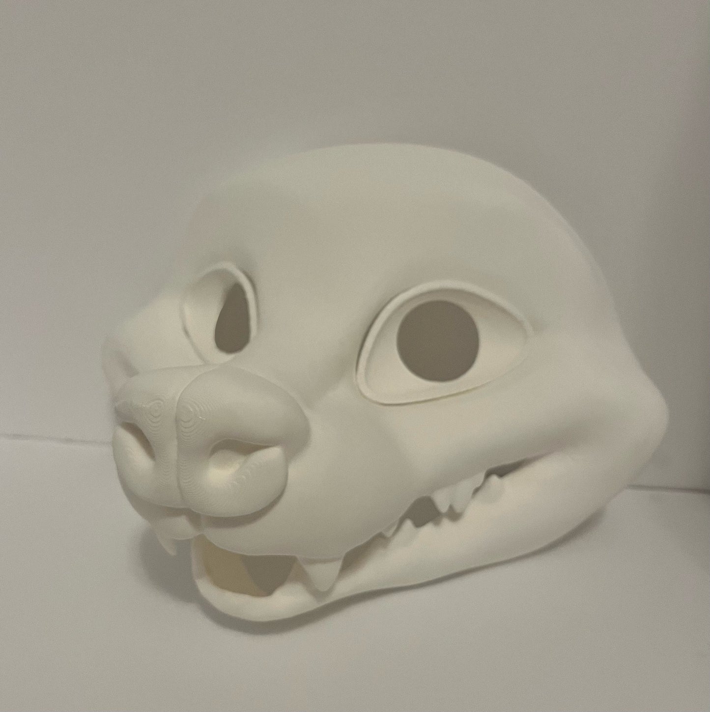 Toony Raccoon Fursuit Head Base + Eyeblanks