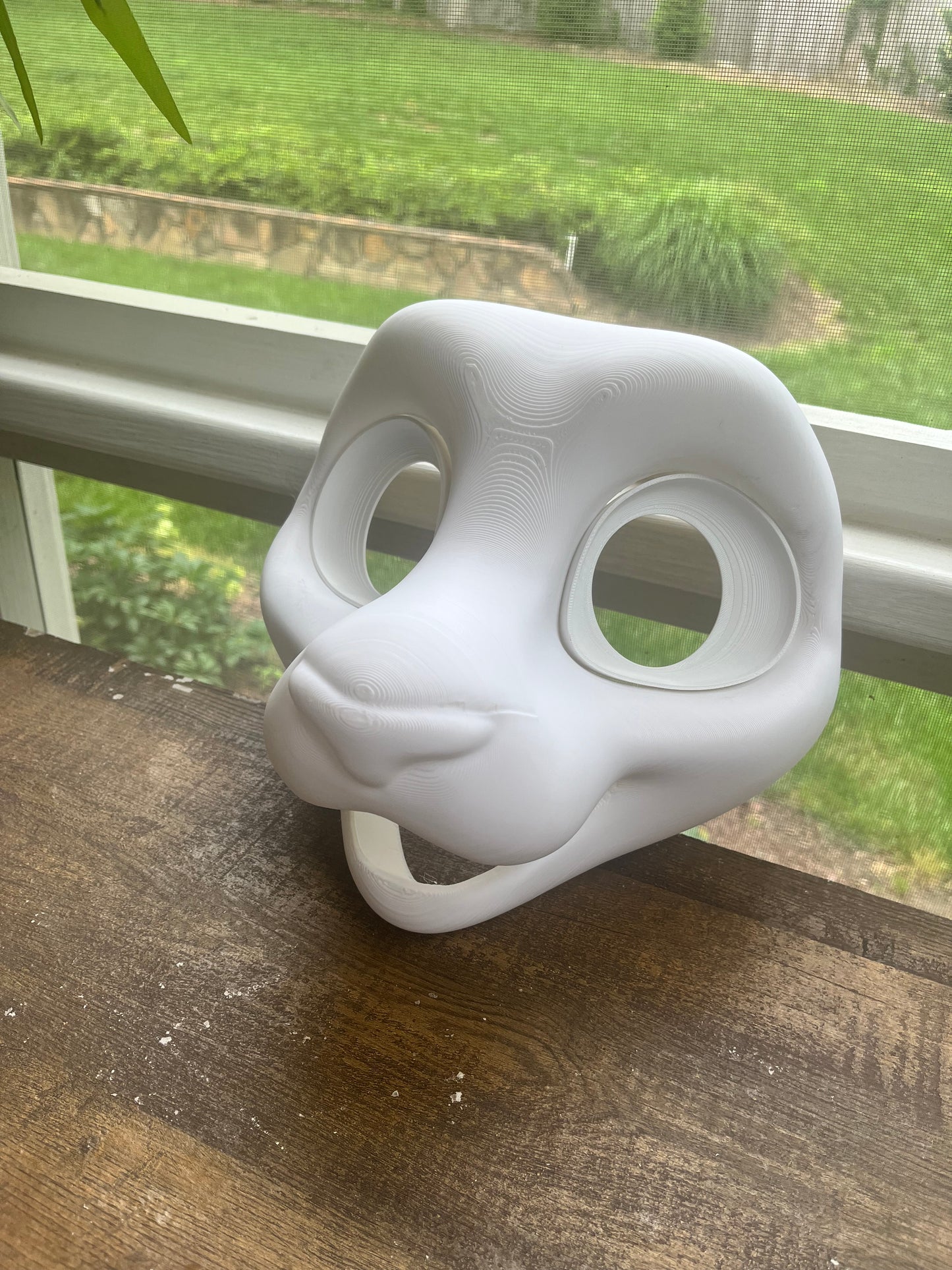 Toony Feline, Feline Cat Fursuit Head Base + Eyeblanks