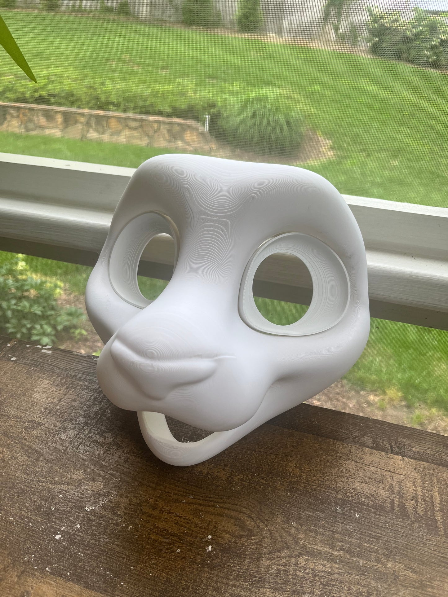 Toony Feline, Feline Cat Fursuit Head Base + Eyeblanks