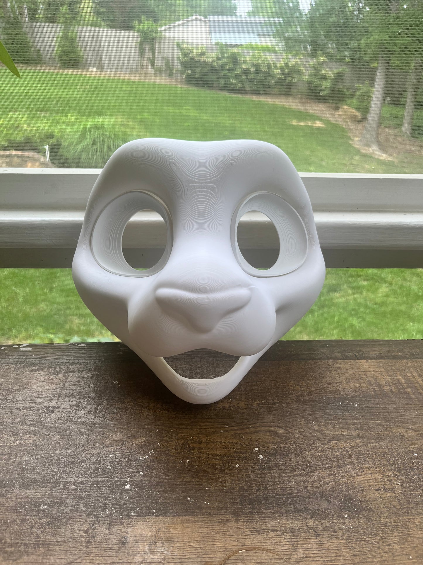 Toony Feline, Feline Cat Fursuit Head Base + Eyeblanks