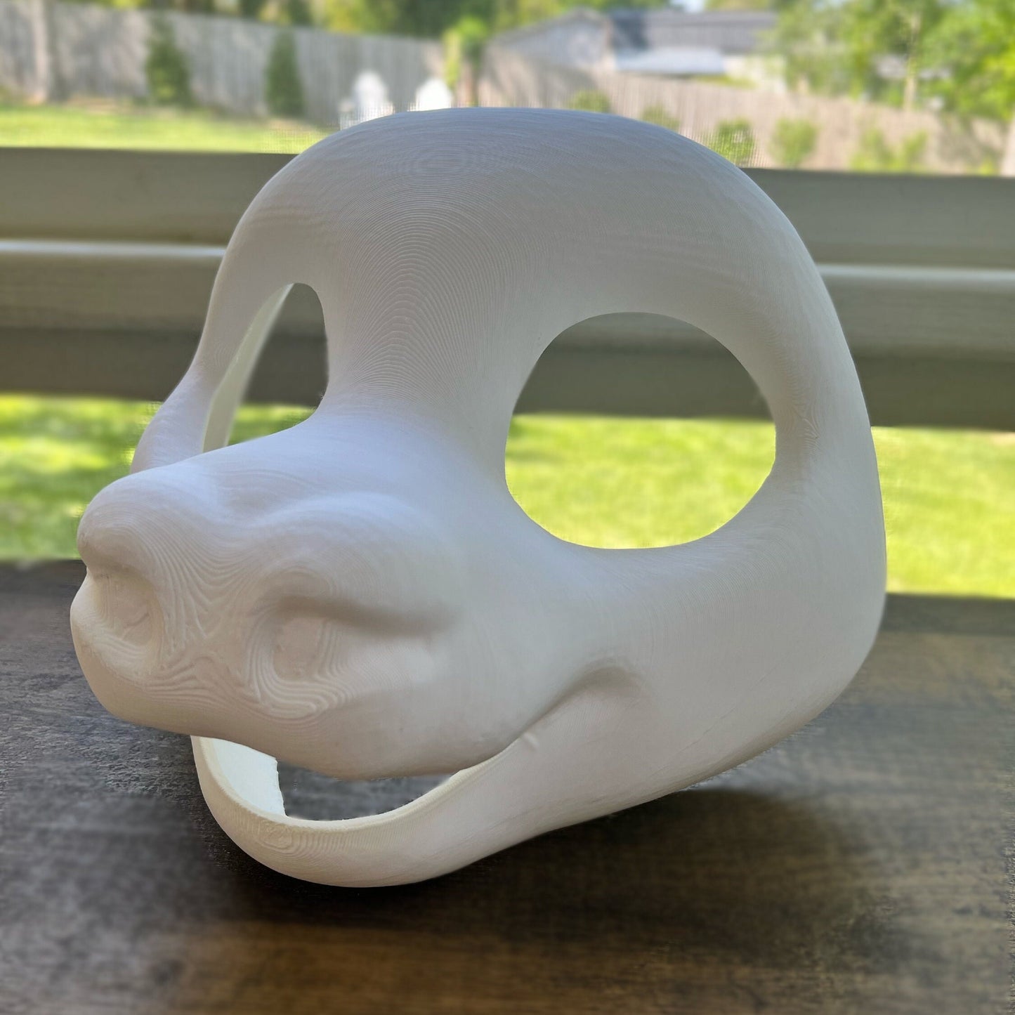 Toony Cow Fursuit Head Base + Eyeblanks