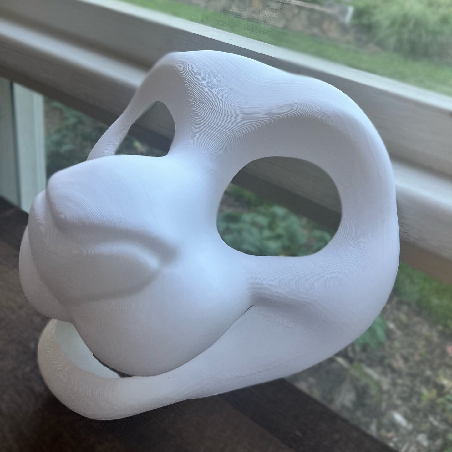 Toony Big Cat Feline Fursuit Head Base + Eyeblanks