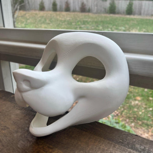Toony Fox Fursuit Head Base + Eyeblanks