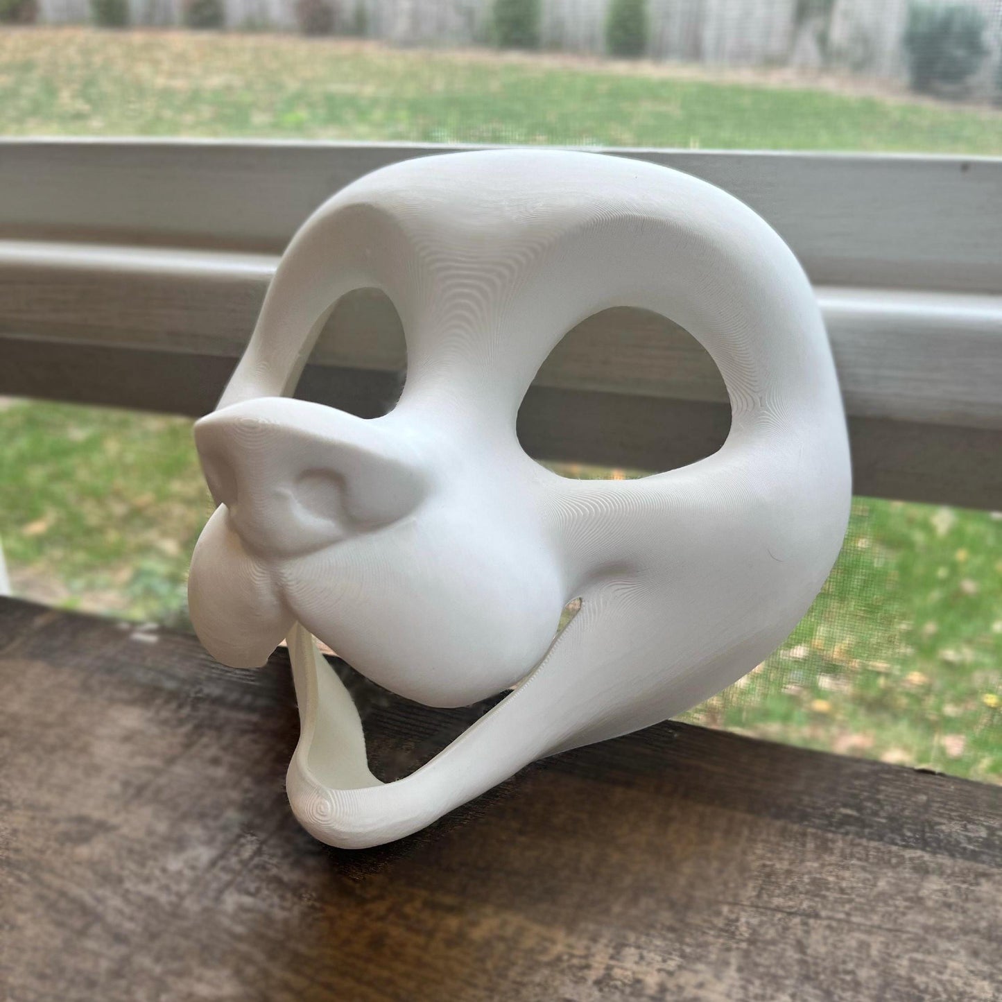 Toony Fox Fursuit Head Base + Eyeblanks