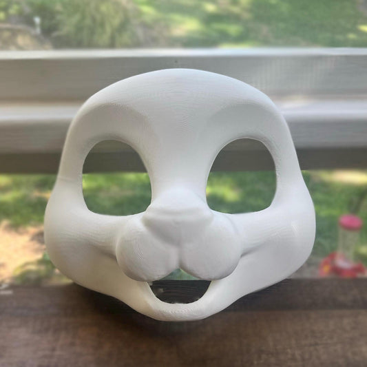 Kemono Bunny Fursuit Head Base + Eyeblanks