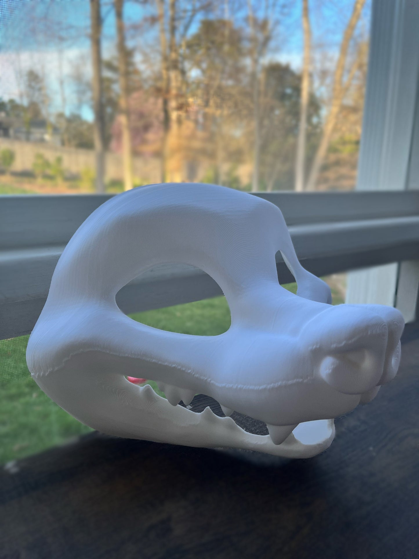 Toony Raccoon Fursuit Head Base + Eyeblanks