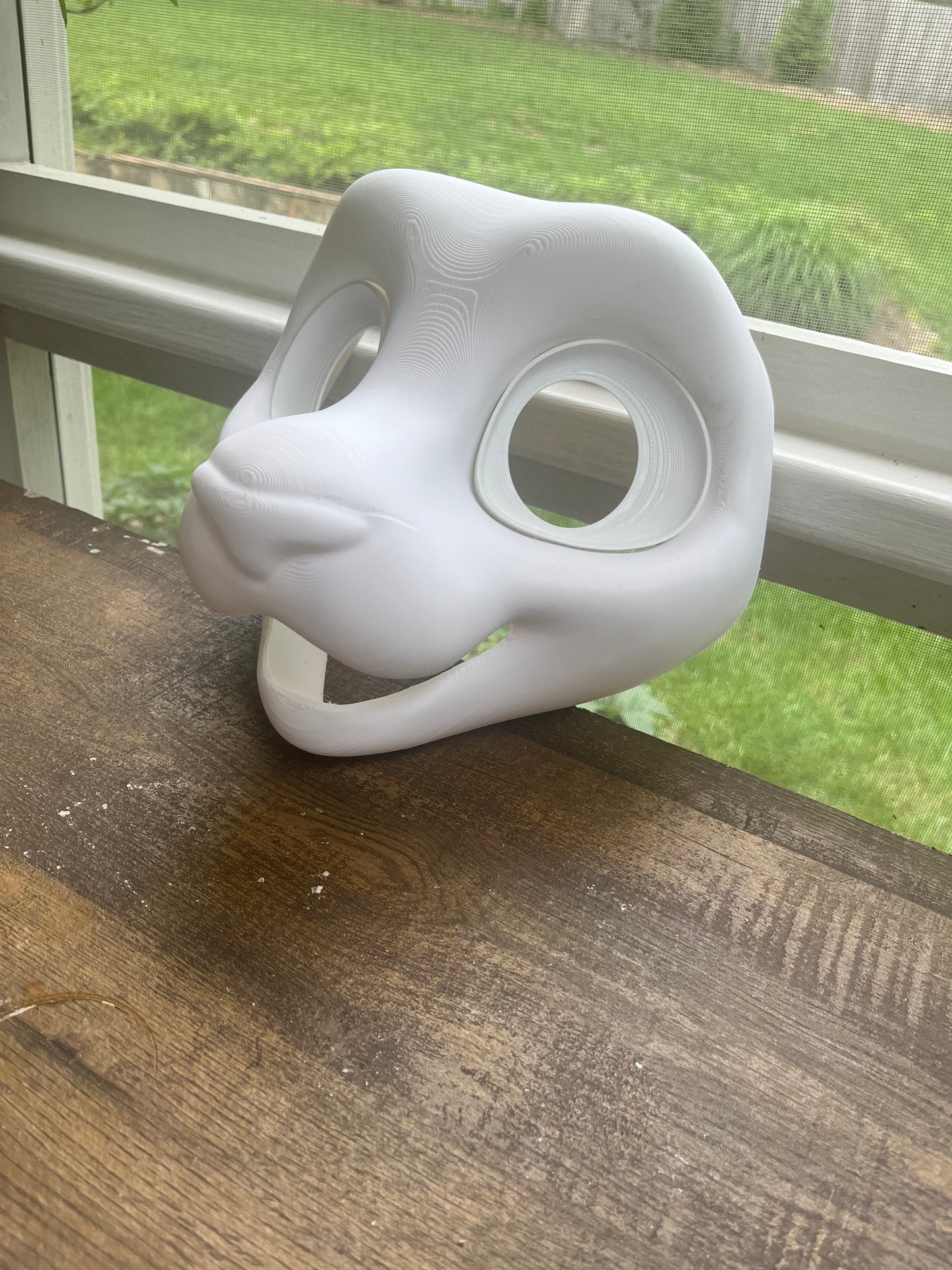 Toony Feline, Feline Cat Fursuit Head Base + Eyeblanks