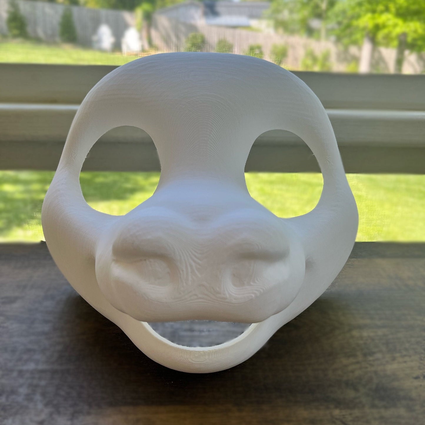 Toony Cow Fursuit Head Base + Eyeblanks