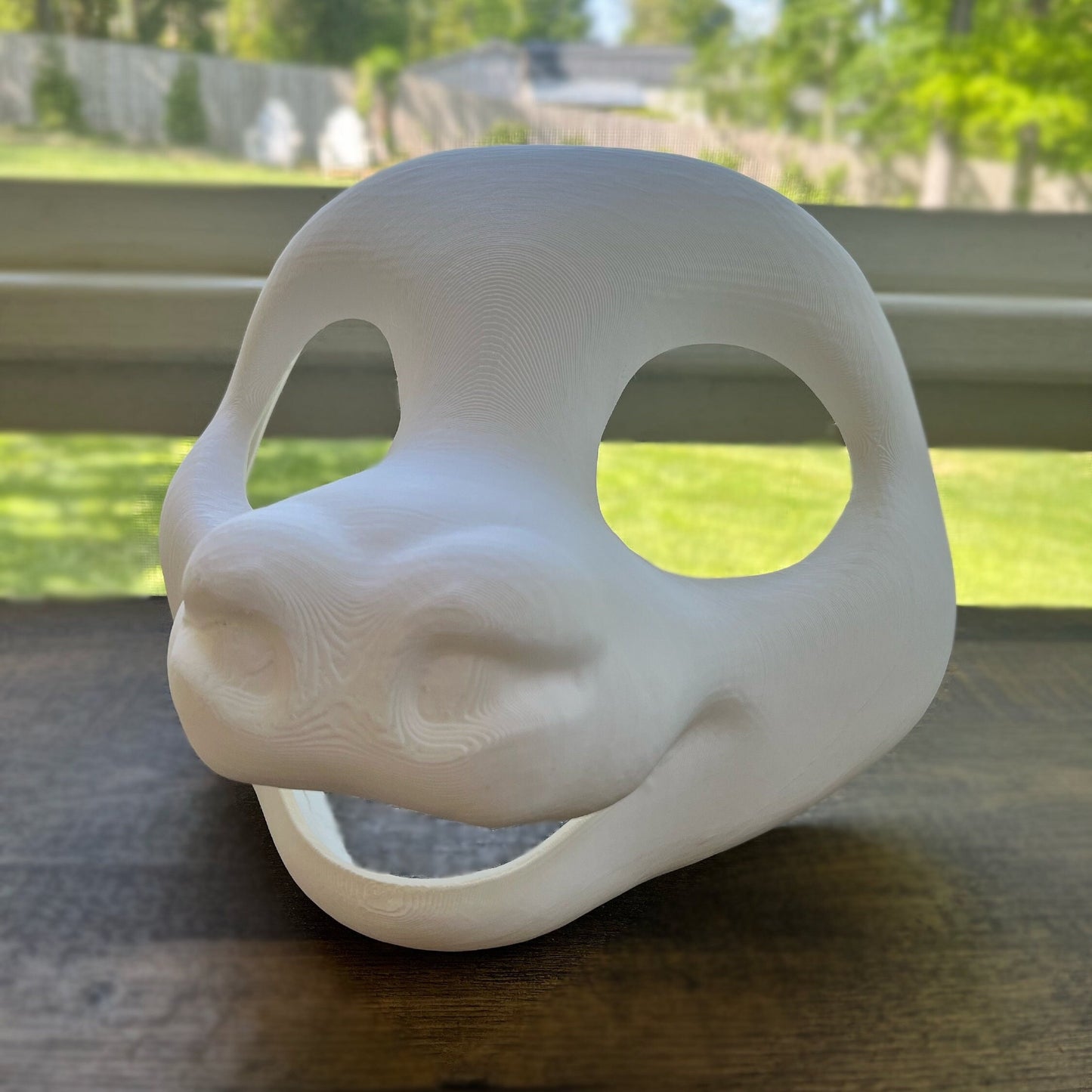 Toony Cow Fursuit Head Base + Eyeblanks