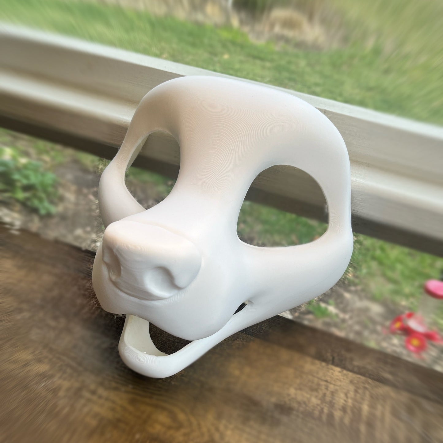 HyperToon Slim Canine, Canine Dog Fursuit Head Base + Eyeblanks