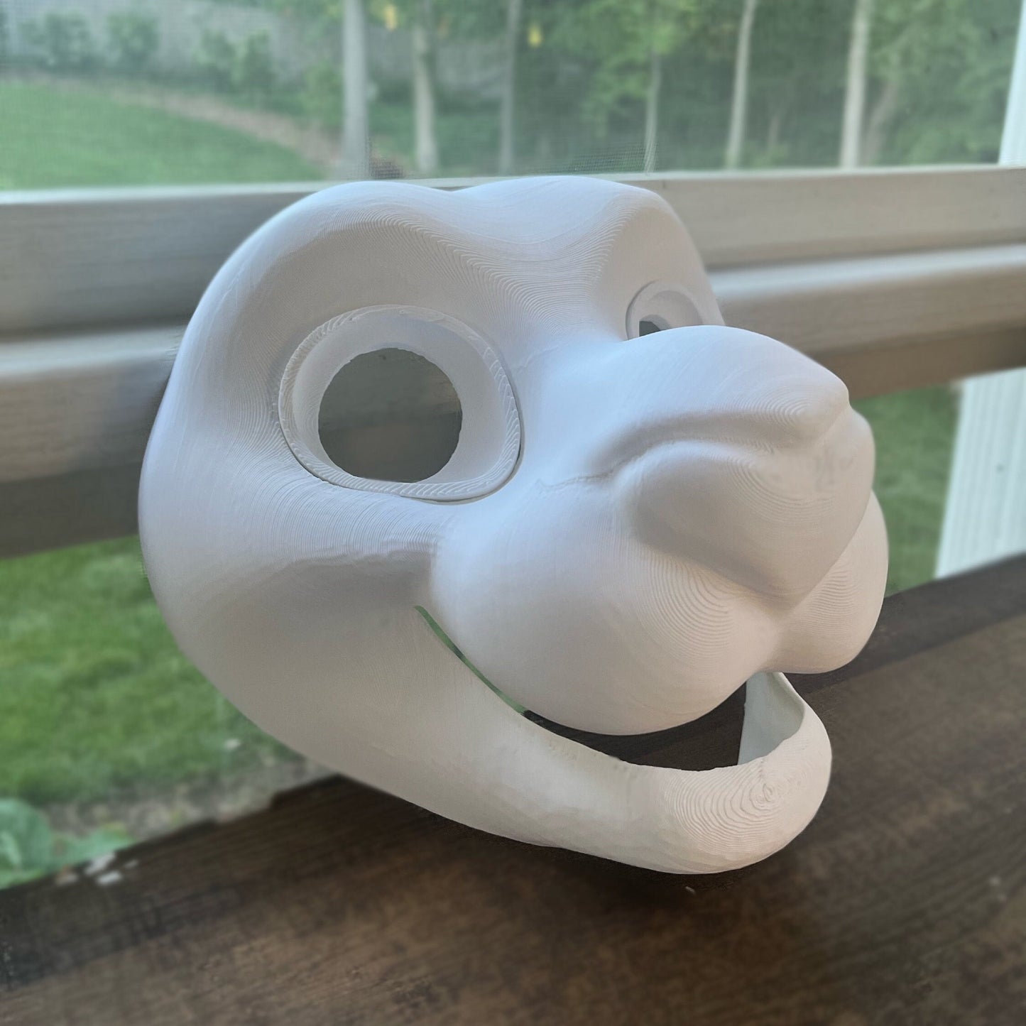 Toony Big Cat Feline Fursuit Head Base + Eyeblanks