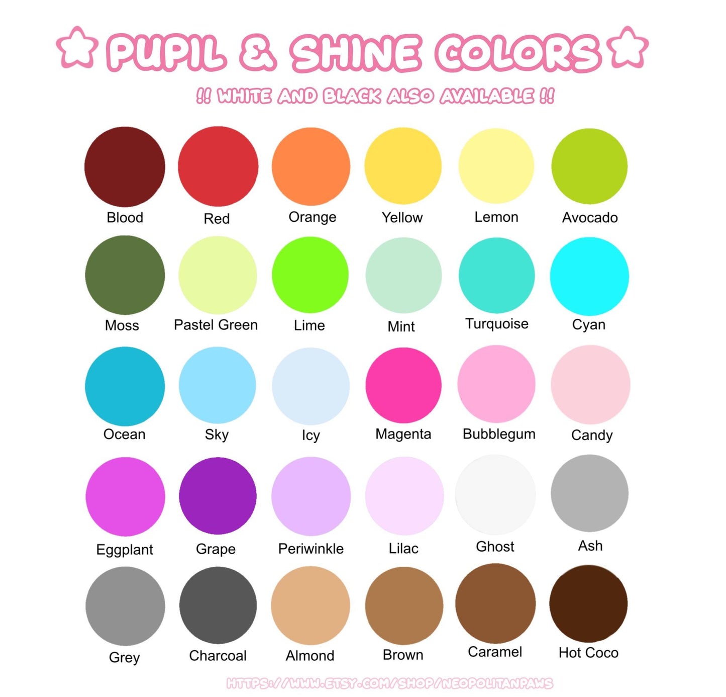 127 CUSTOMIZABLE OPTIONS! Custom Dye Sublimated Fursuit Eyes