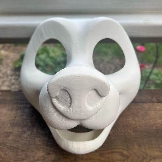 Happy Canine Dog  Head Base + Eyeblanks
