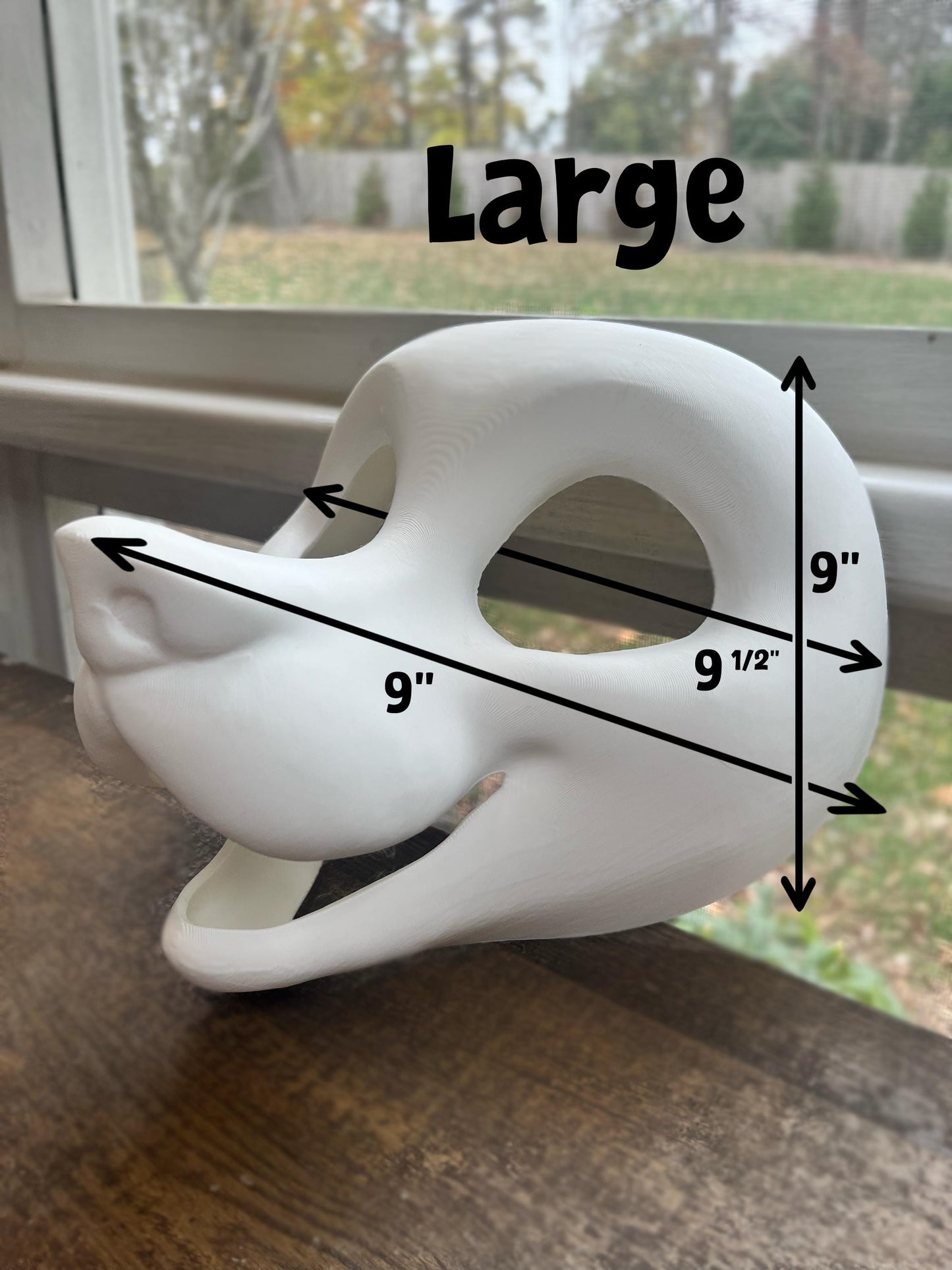 Toony Fox Fursuit Head Base + Eyeblanks