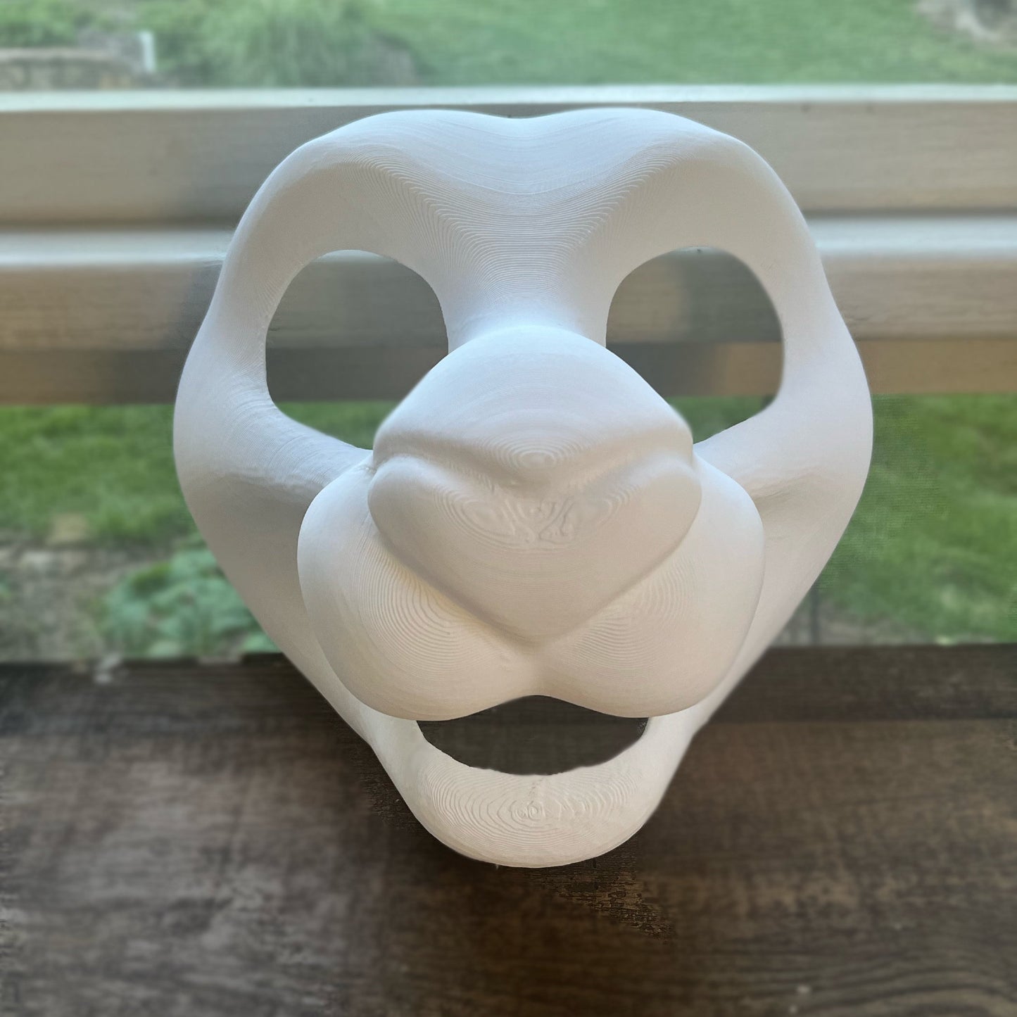 Toony Big Cat Feline Fursuit Head Base + Eyeblanks