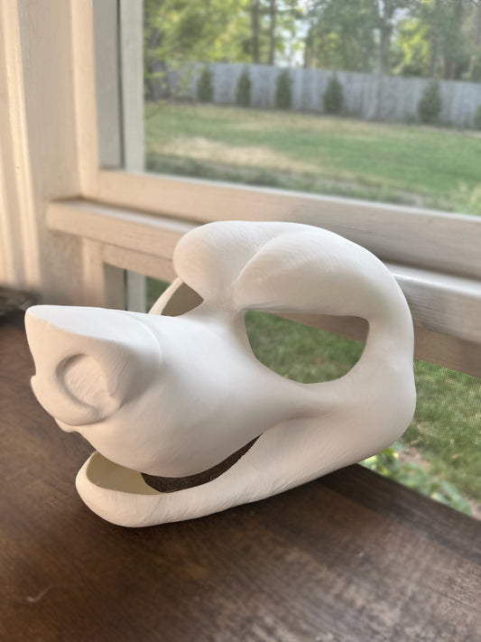 Angry Canine Dog Fursuit Head Base + Eyeblanks