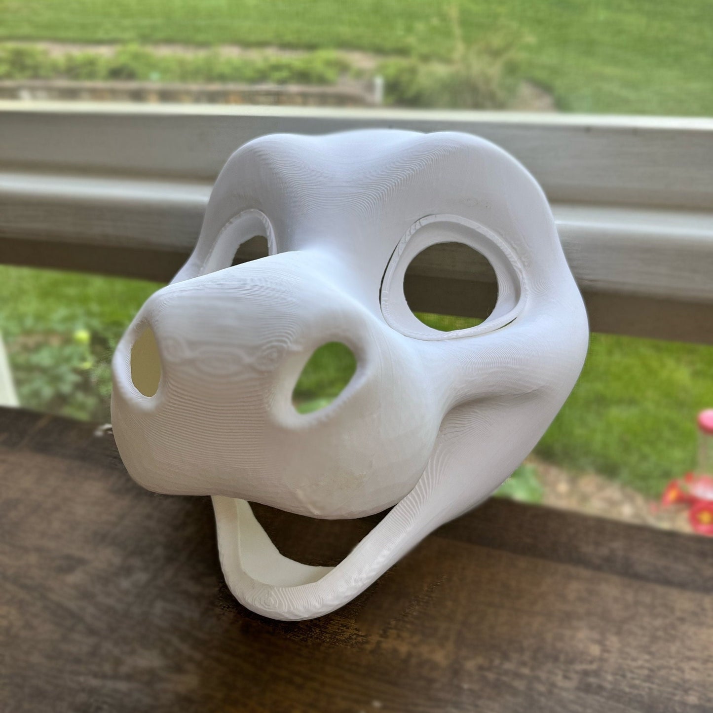 Toony Dutchie Dragon Fursuit Head Base + Eyeblanks