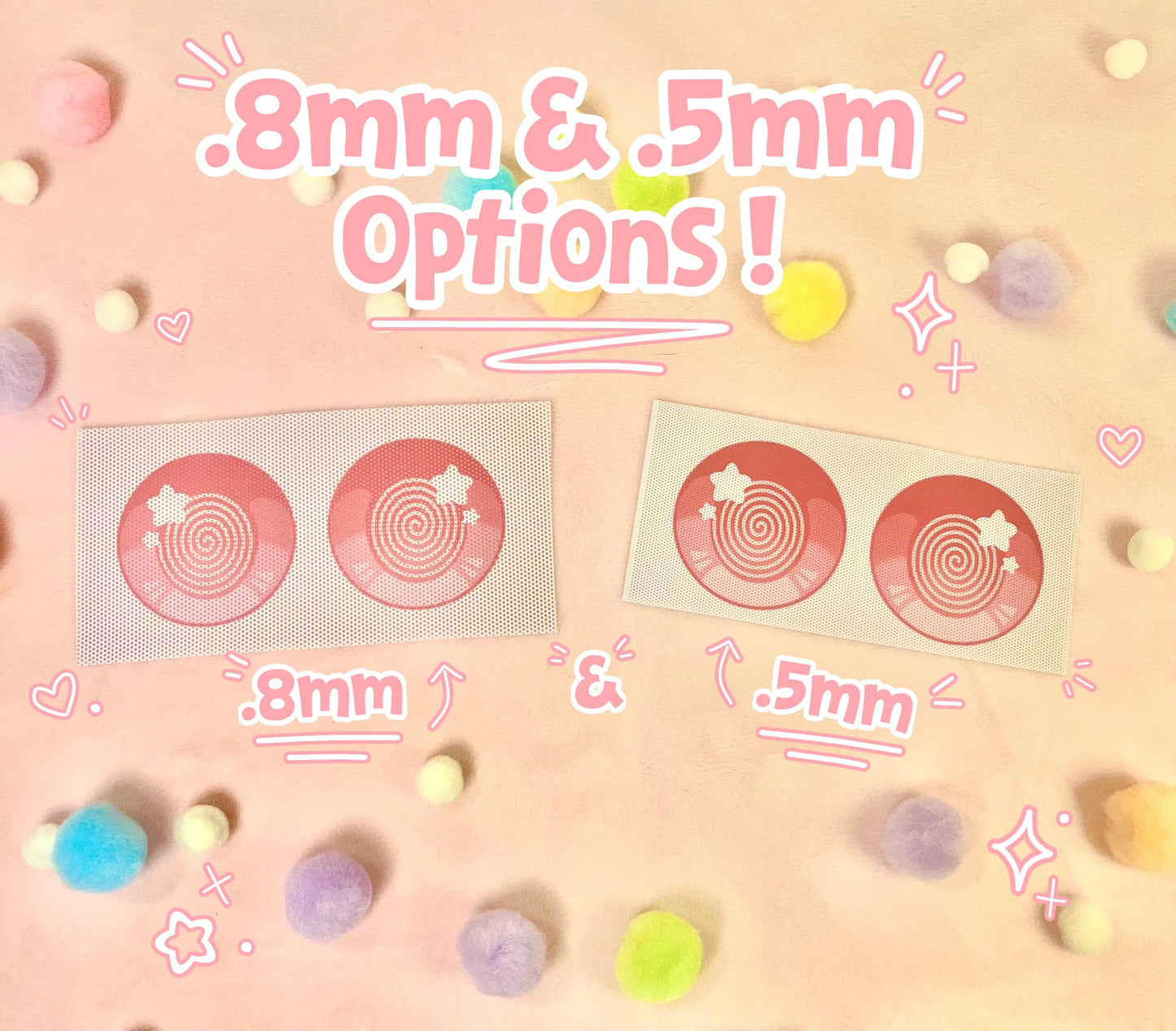 127 CUSTOMIZABLE OPTIONS! Custom Dye Sublimated Fursuit Eyes